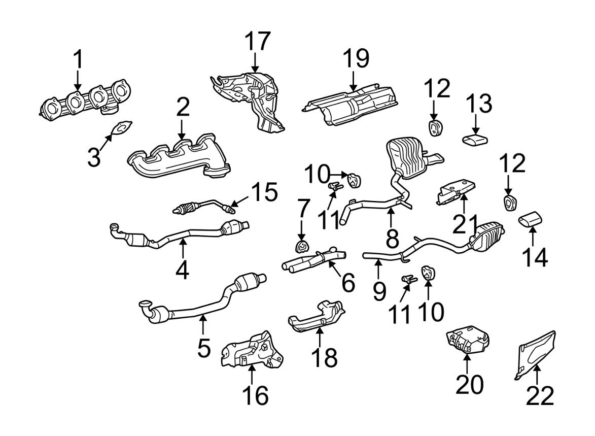 Mercedes Exhaust Bracket - Rear 2304900044